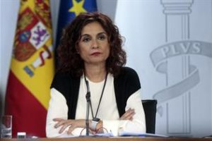 María Jesús Montero durante la rueda de prensa posterior al Consejo de Ministros | Pool Moncloa/J.M.Cuadrado